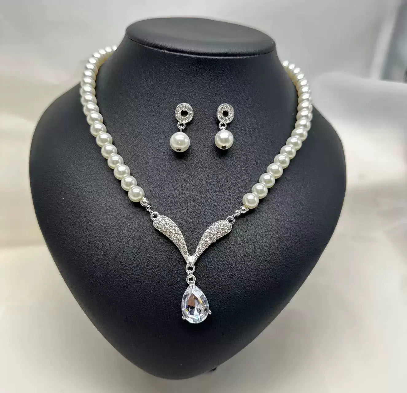 White Pearl Jewelry Sets 33 Bazaare Mart White Pearl Jewelry Sets