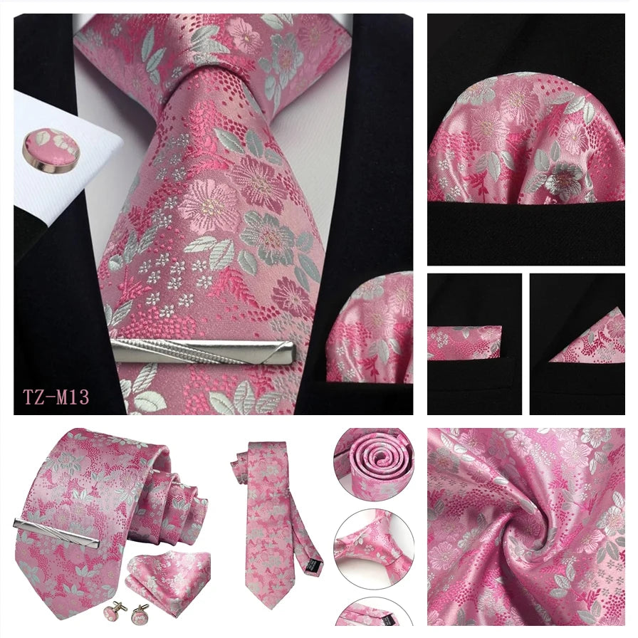Silk Paisley 4pc Necktie Set