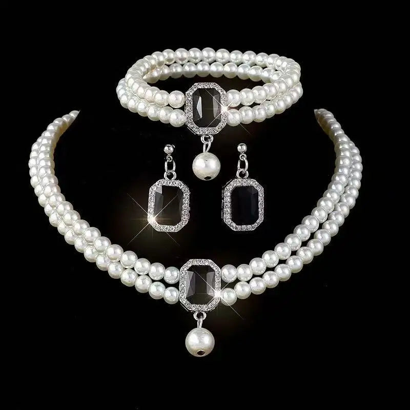White Pearl Jewelry Sets 26 Bazaare Mart White Pearl Jewelry Sets
