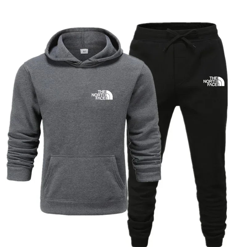 North Face Tracksuits Hoodie+Pants Set