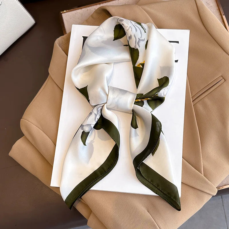 Pashmina Silk Scarf JNC493-01 70X70cm Bazaare Mart Silk Scarf