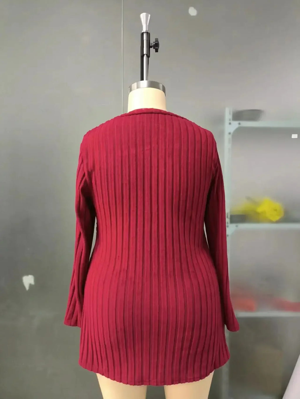 Plus Size New Autumn and Winter 1XL-5XL Women's Fashion Solid Color Sweater Ladies Square Neck Long Sleeved Casual Top Bazaare Mart