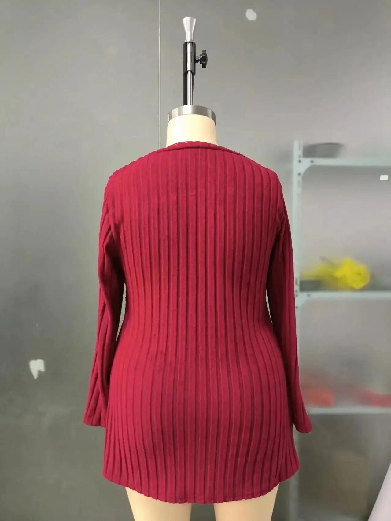 Plus Size New Autumn and Winter 1XL-5XL Women's Fashion Solid Color Sweater Ladies Square Neck Long Sleeved Casual Top Bazaare Mart