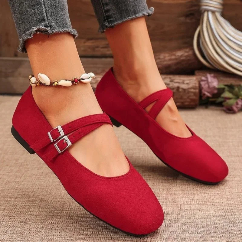 Double Strap Mary Jane Shoes