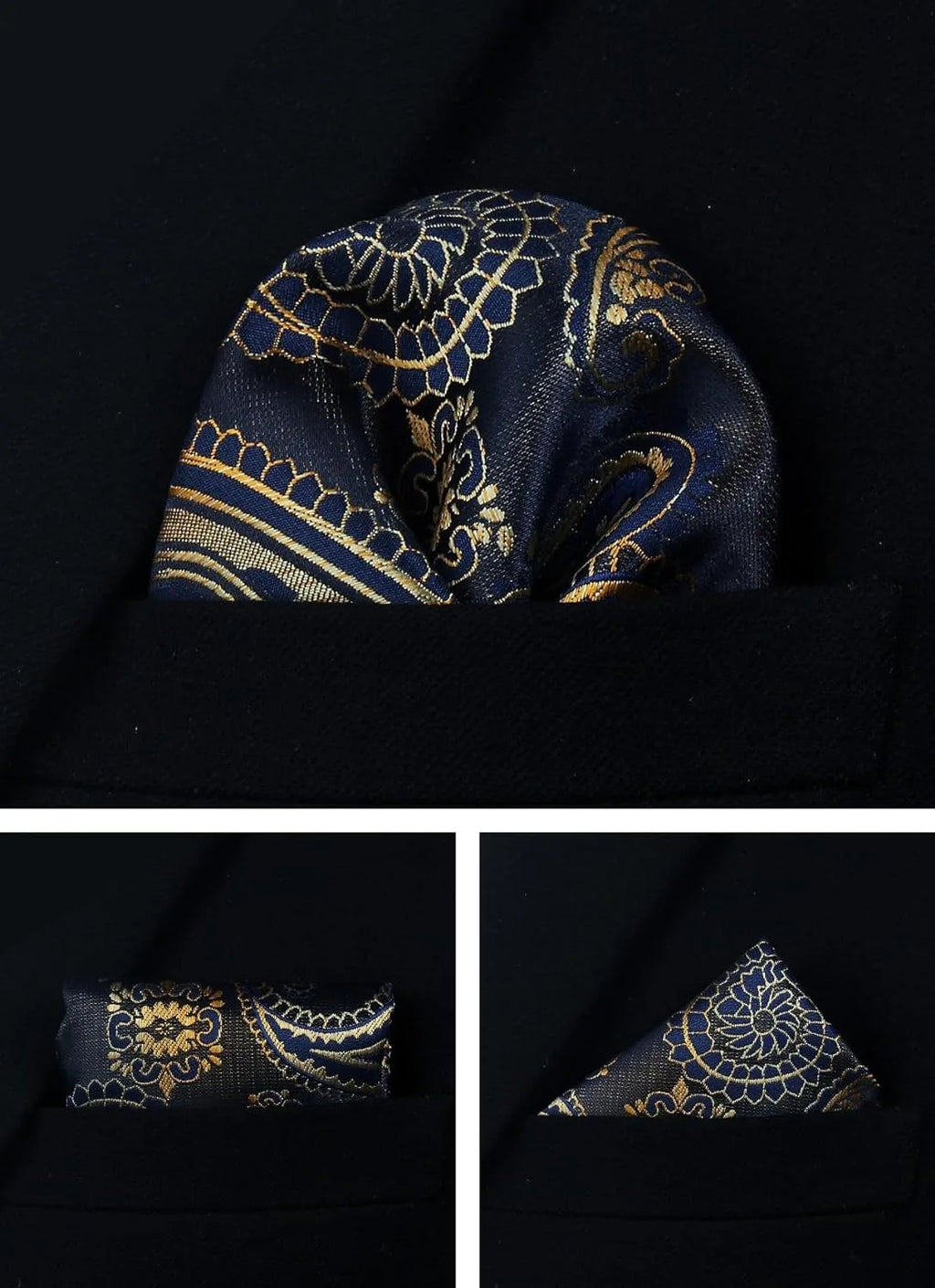 Silk Paisley 4pc Necktie Set