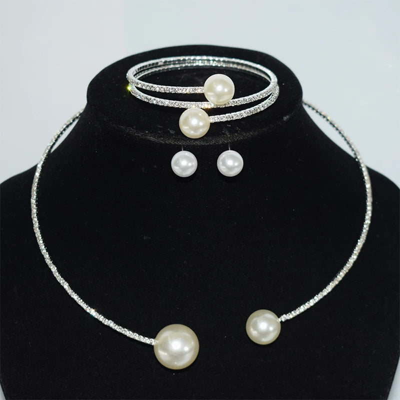 White Pearl Jewelry Sets 05 Bazaare Mart White Pearl Jewelry Sets
