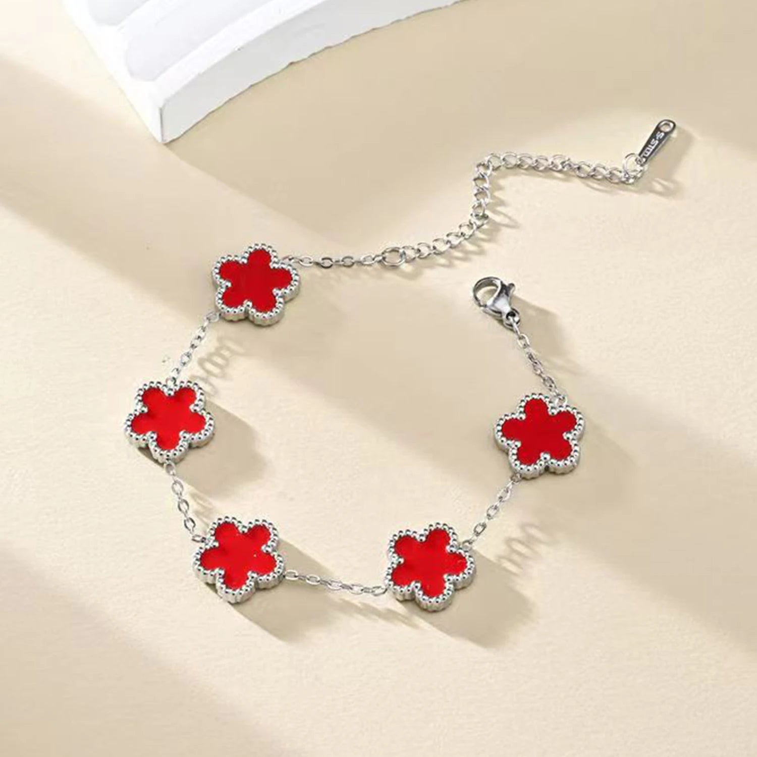 Stainless Steel Clover Bracelets