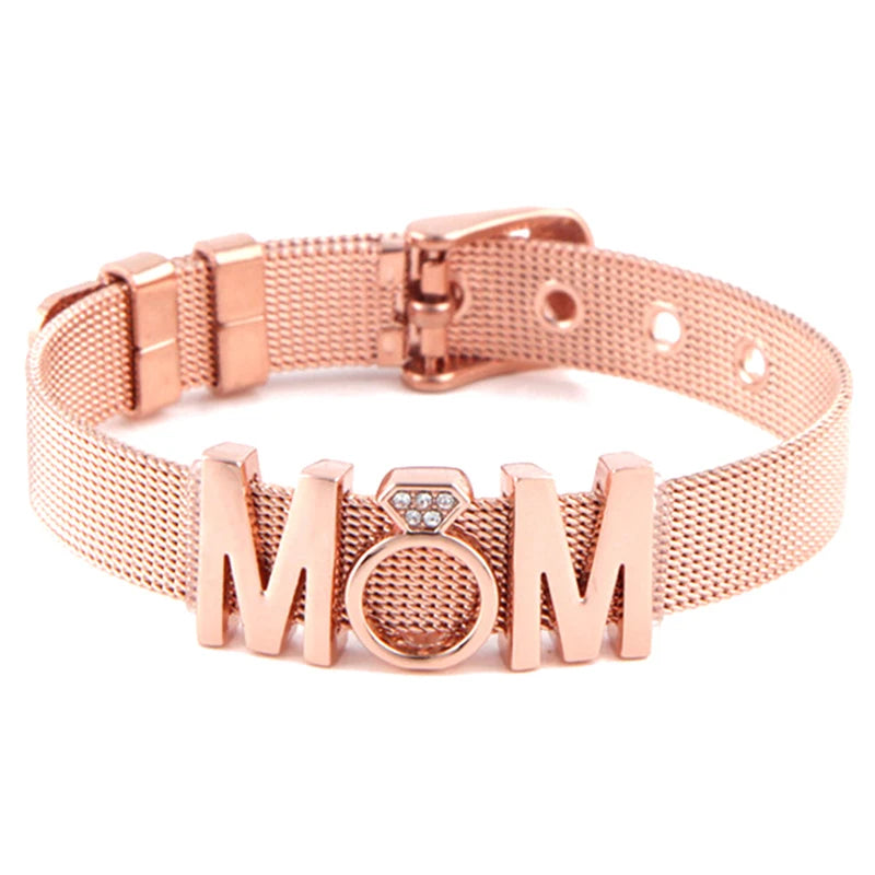 Nautical Stainless Steel Mesh Bracelet