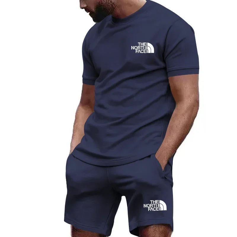 Fashion T-shirt shorts 2 piece set
