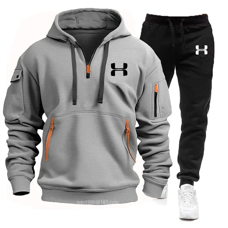 2 Toned Hooded Jogging Sets