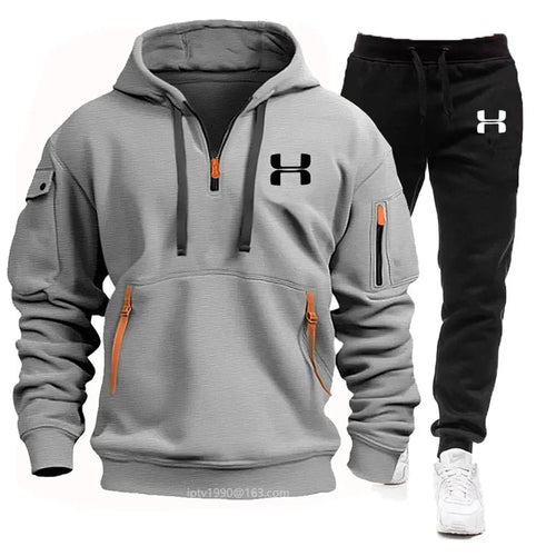 2 Toned Hooded Jogging Sets