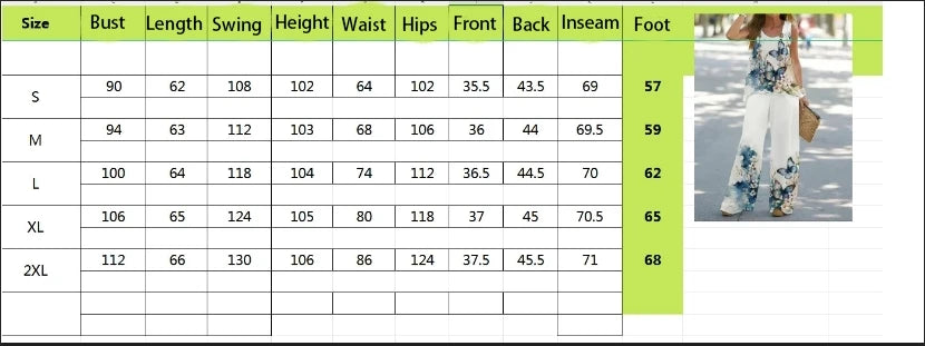 Simple Sleeveless Printed Vest Long Pants Set Women Summer Fashion Round Neck Casual T-Shirt Top Loose Pants Suit Clothes Bazaare Mart