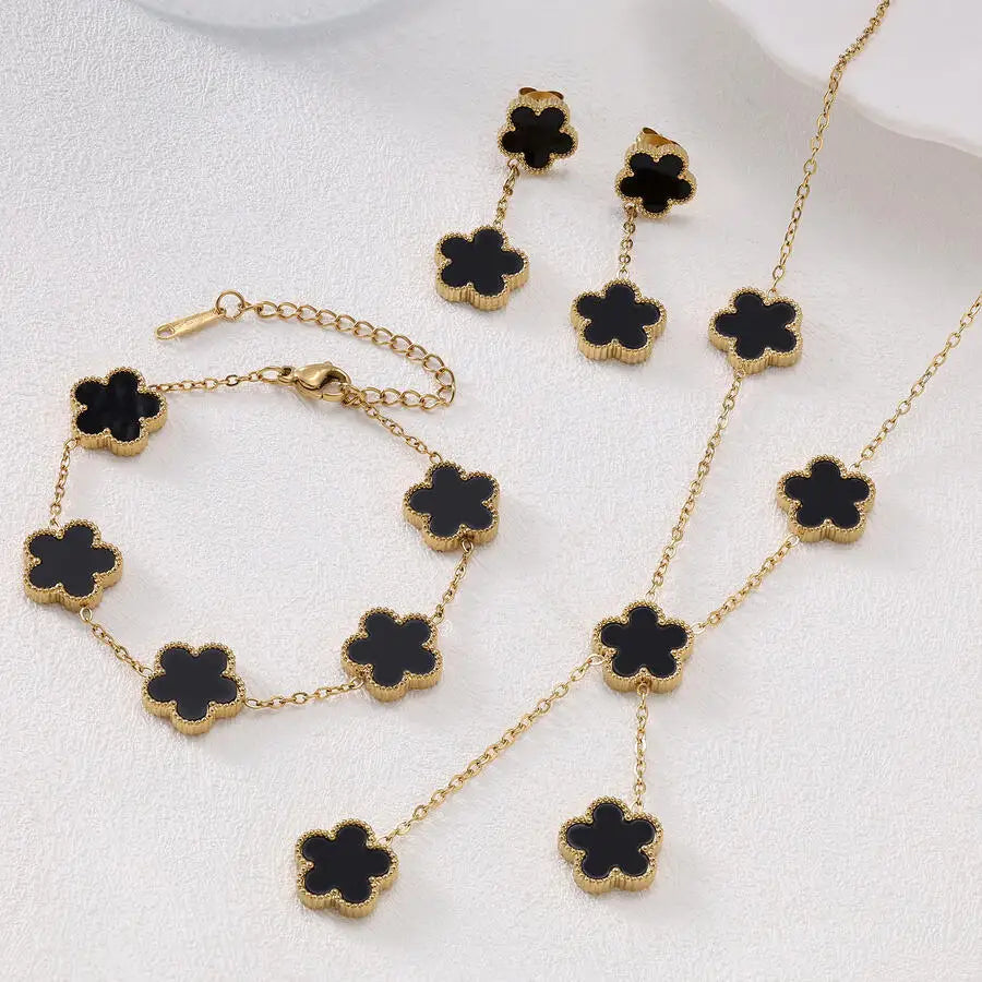 Stainless Steel Flower Jewelry