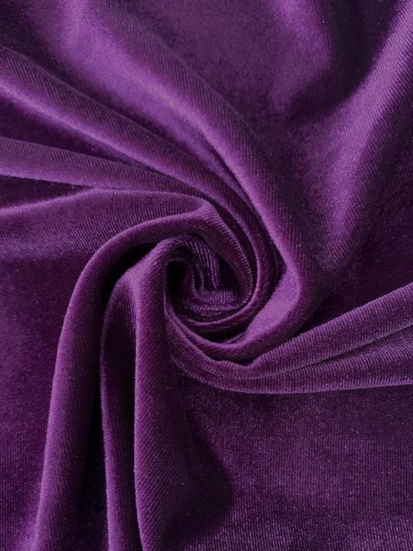 Purple Velvet Long Sleeve Dress Bazaare Mart Purple Velvet Long Sleeve Dress