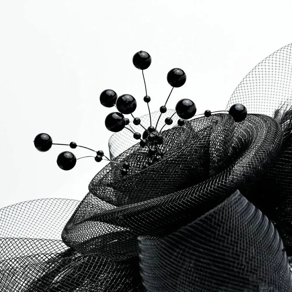 Mesh Dot Fascinator Hat - Bazaare Mart