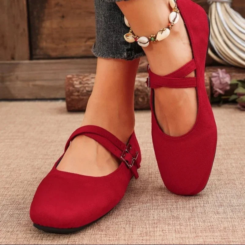 Double Strap Mary Jane Shoes