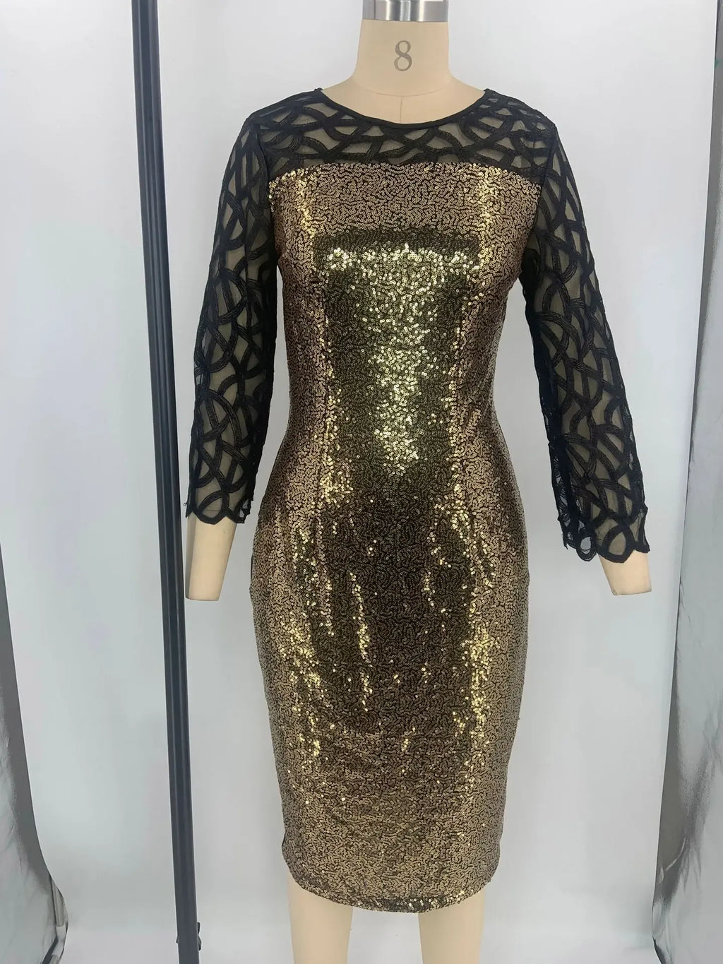 Elegant Sequin Plus Size Dress Bazaare Mart Elegant Sequin Plus Size Dress
