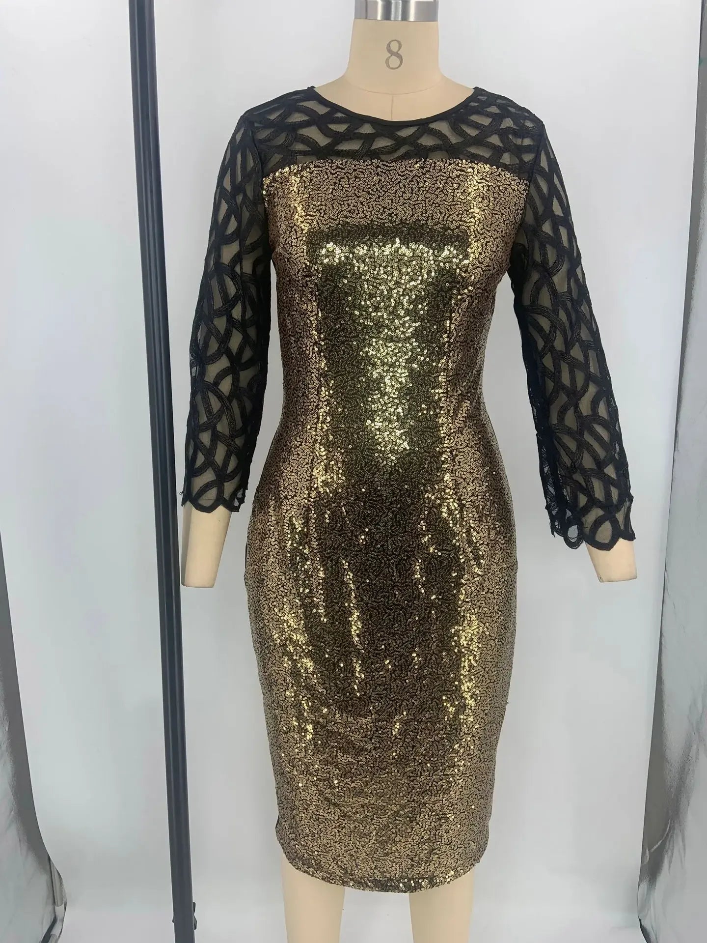 Elegant Sequin Plus Size Dress Bazaare Mart Elegant Sequin Plus Size Dress