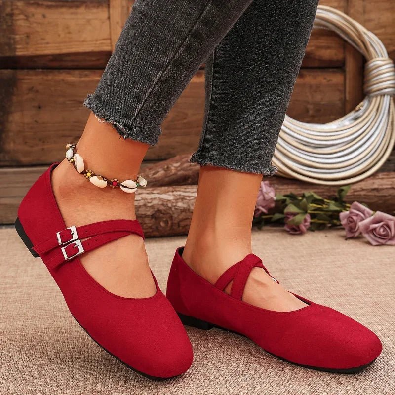Double Strap Mary Jane Shoes
