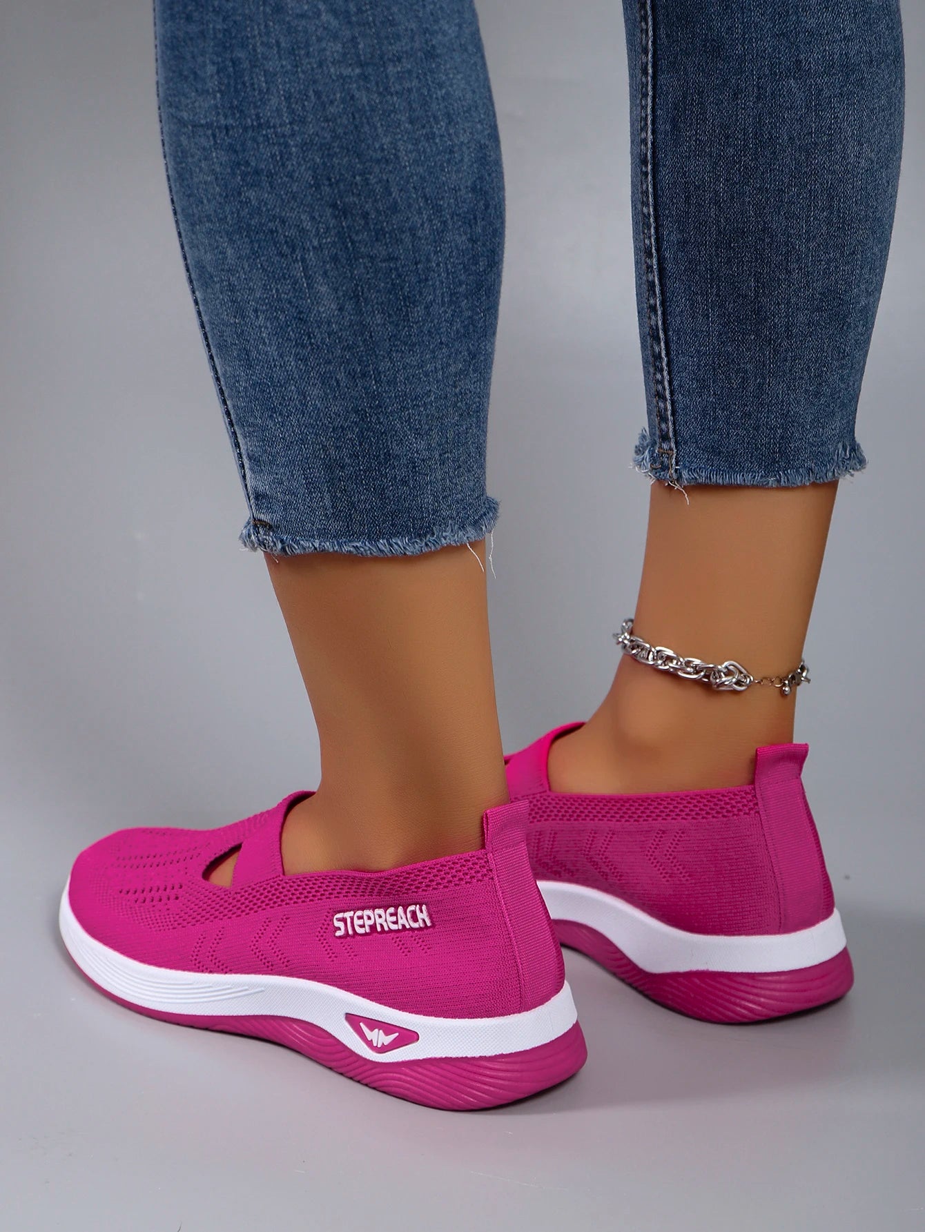 Breathable Mesh Mary Jane Style Sneakers