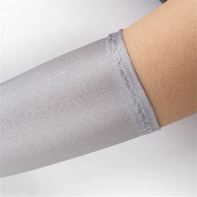 1pcs Women's White Spandex Gloves Stretch 52cm Elbow Long Sun Block Uv Protection Wedding Cosplay Costume Evening Opera Glove Bl Bazaare Mart