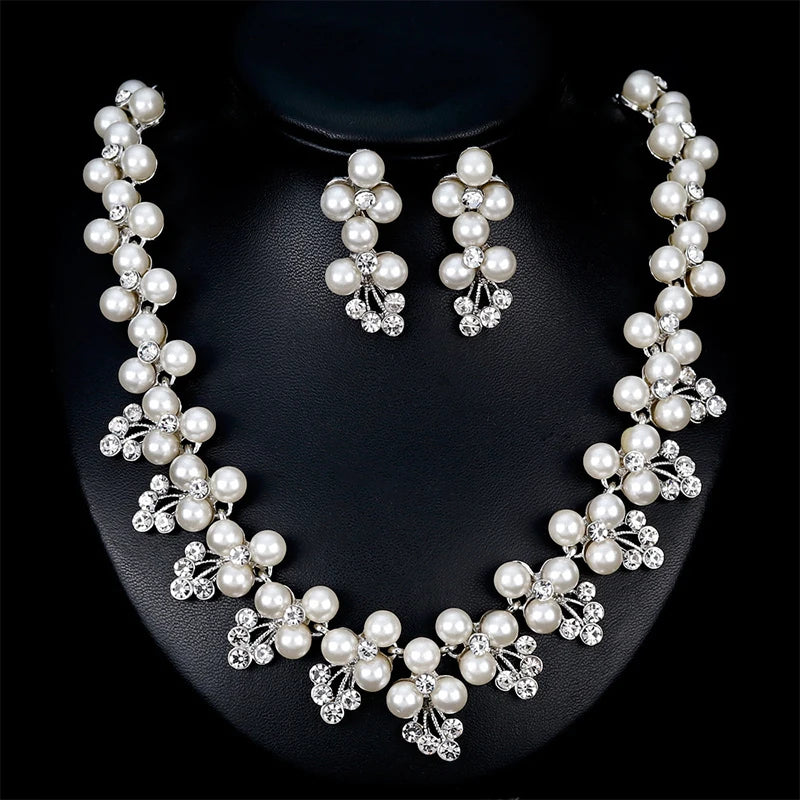 White Pearl Jewelry Sets Bazaare Mart White Pearl Jewelry Sets
