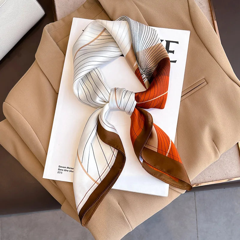 Pashmina Silk Scarf JNC509-01 70X70cm Bazaare Mart Silk Scarf