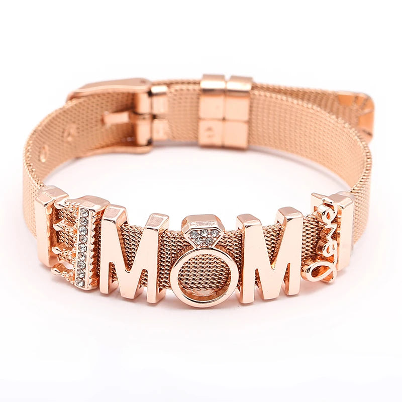 Nautical Stainless Steel Mesh Bracelet