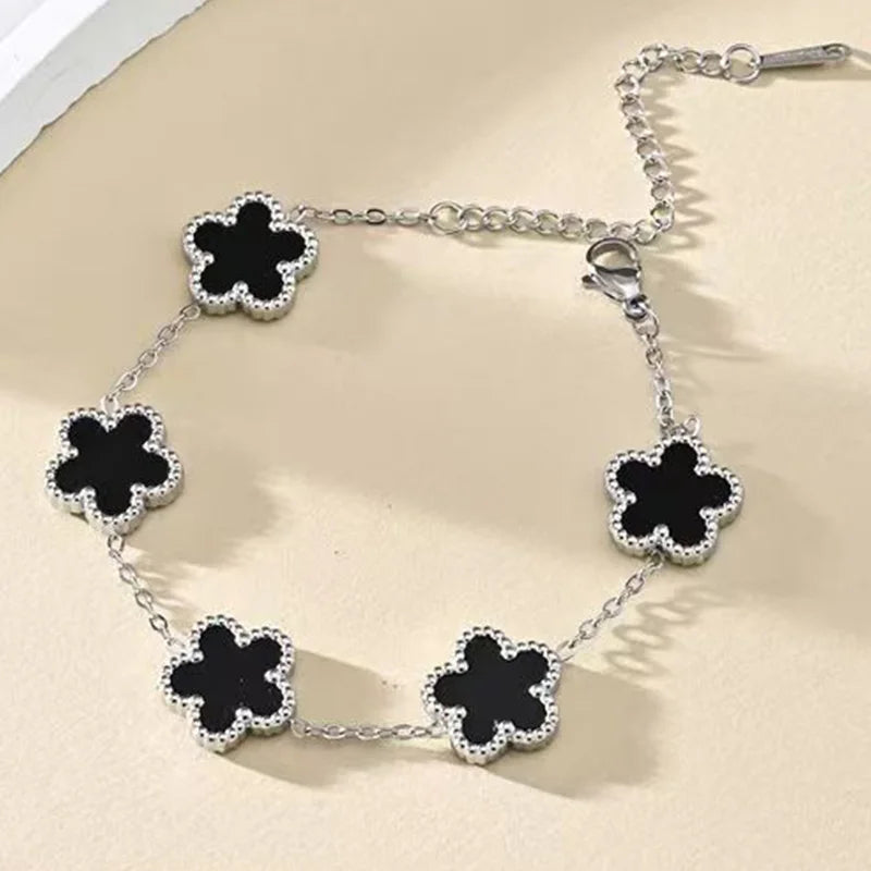 Stainless Steel Clover Bracelets