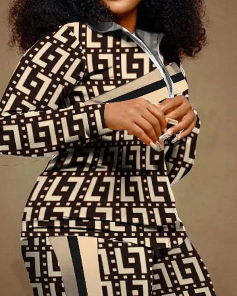 Light Weight Casual Printed Tracksuits