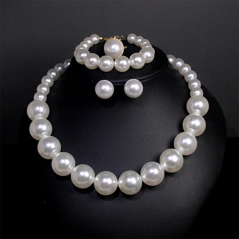 White Pearl Jewelry Sets 10 Bazaare Mart White Pearl Jewelry Sets