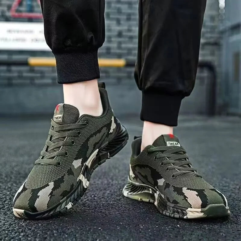 Men's Breathable Mesh Camouflage Sneakers