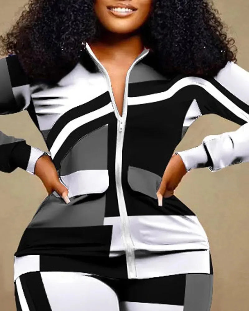 Light Weight Casual Printed Tracksuits