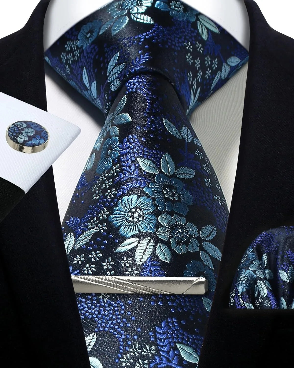 Silk Paisley 4pc Necktie Set