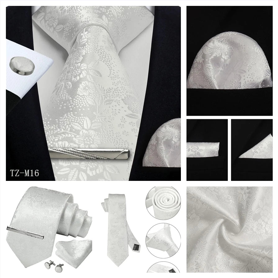 Silk Paisley 4pc Necktie Set