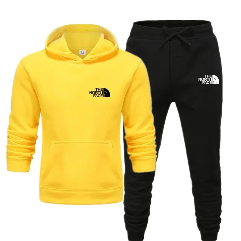 North Face Tracksuits Hoodie+Pants Set