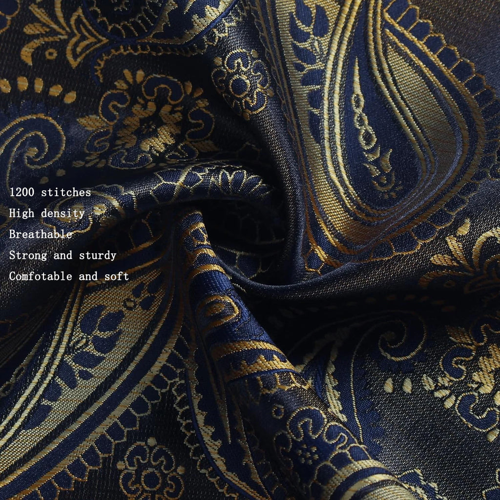 Silk Paisley 4pc Necktie Set