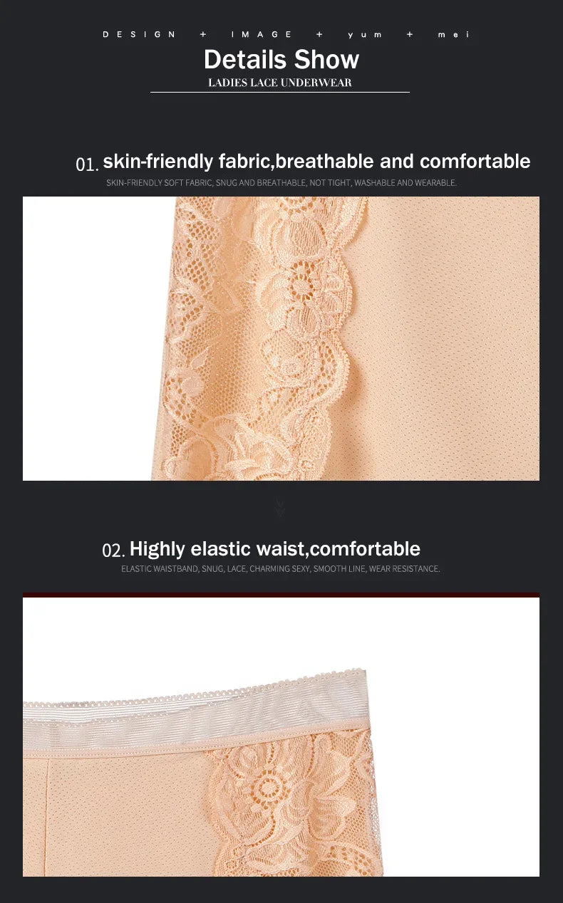 Plus Size Lacy Anti-Chafing Slip Shorts for Women – Lace Thigh Saver Under Dress Shorts Bazaare Mart Girdle