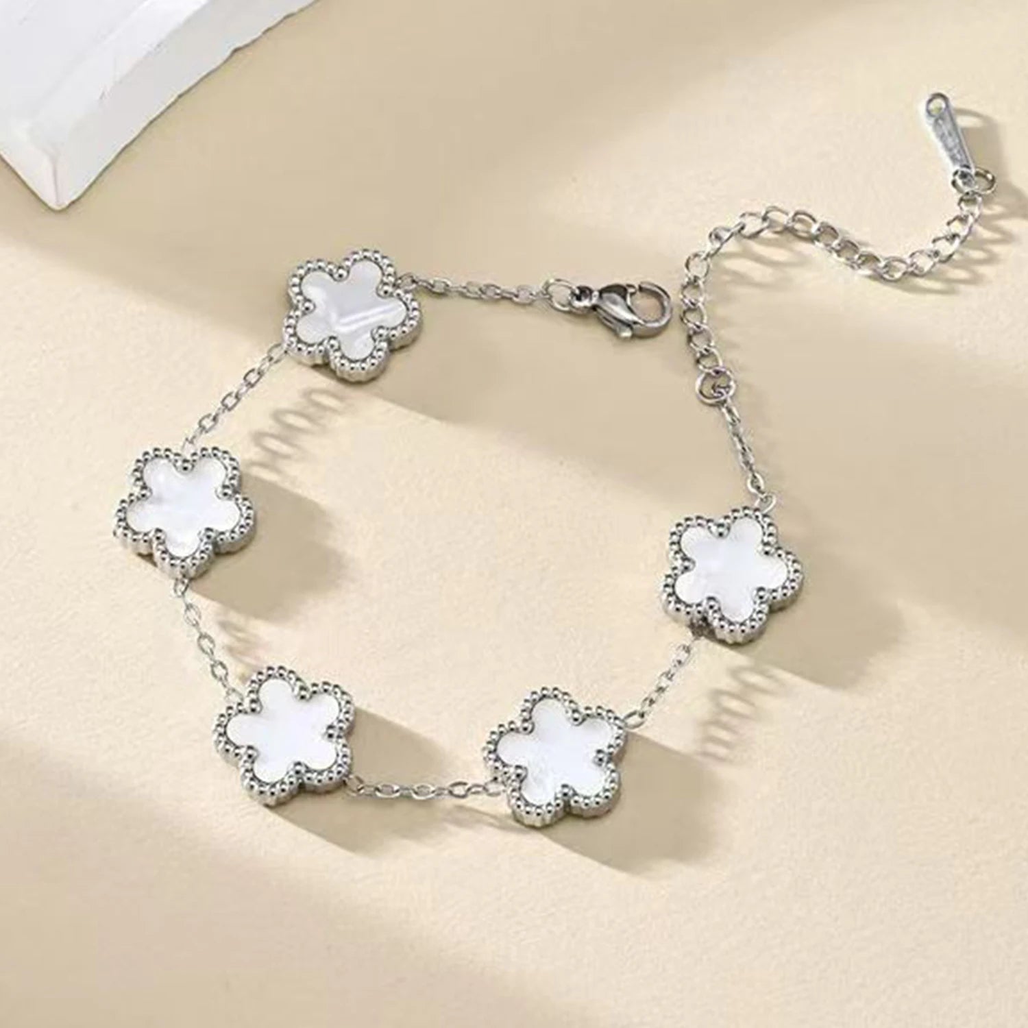 Stainless Steel Clover Bracelets