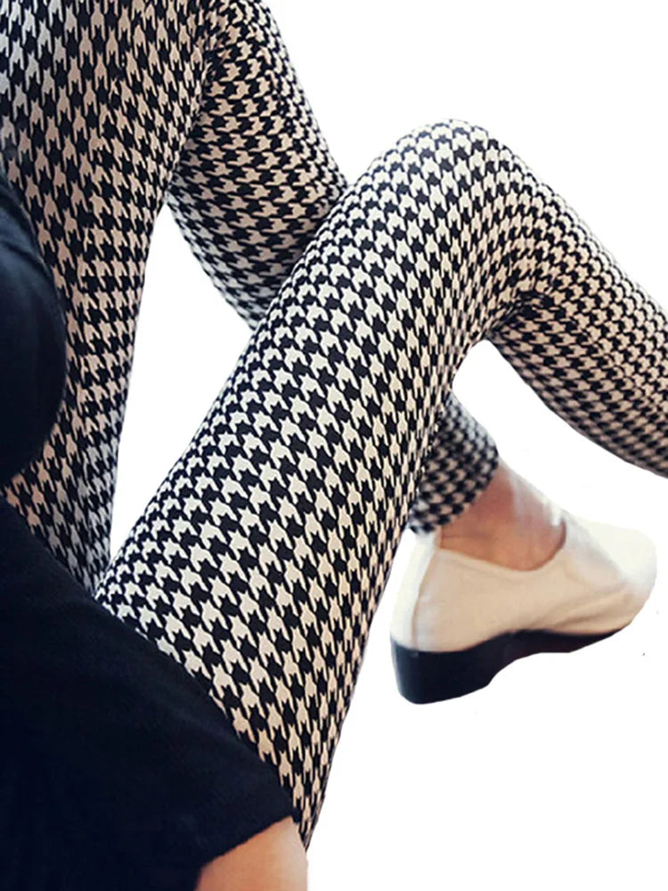 Women's Printed Leggings – Stretch Ankle-Length Fashion Leggings with Unique Pattern Designs Bazaare Mart Leggings