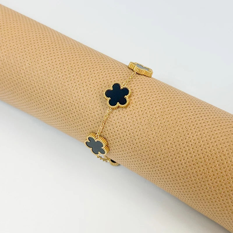 Stainless Steel Clover Bracelets