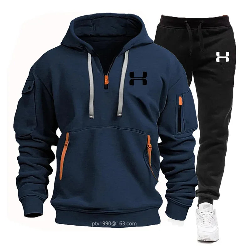 2 Toned Hooded Jogging Sets
