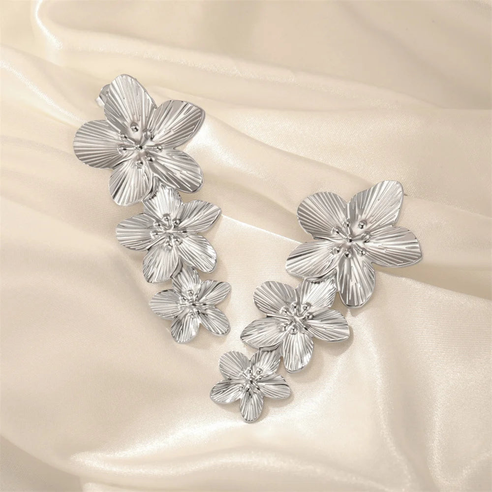 Big Flower Earrings