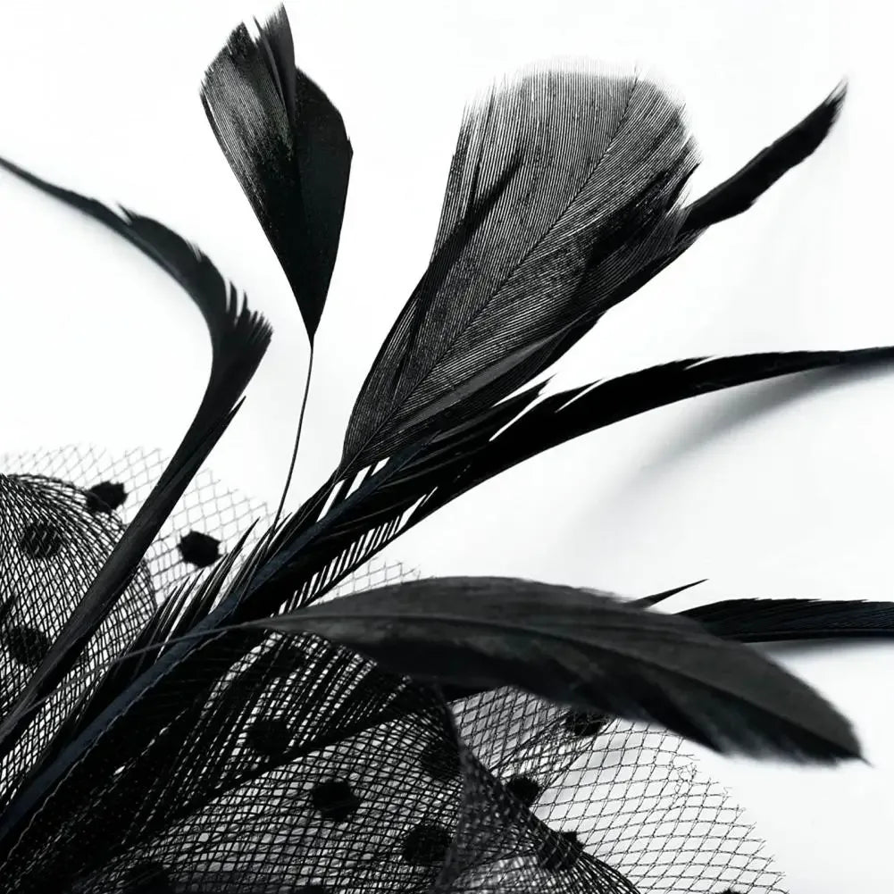 Mesh Dot Fascinator Hat - Bazaare Mart
