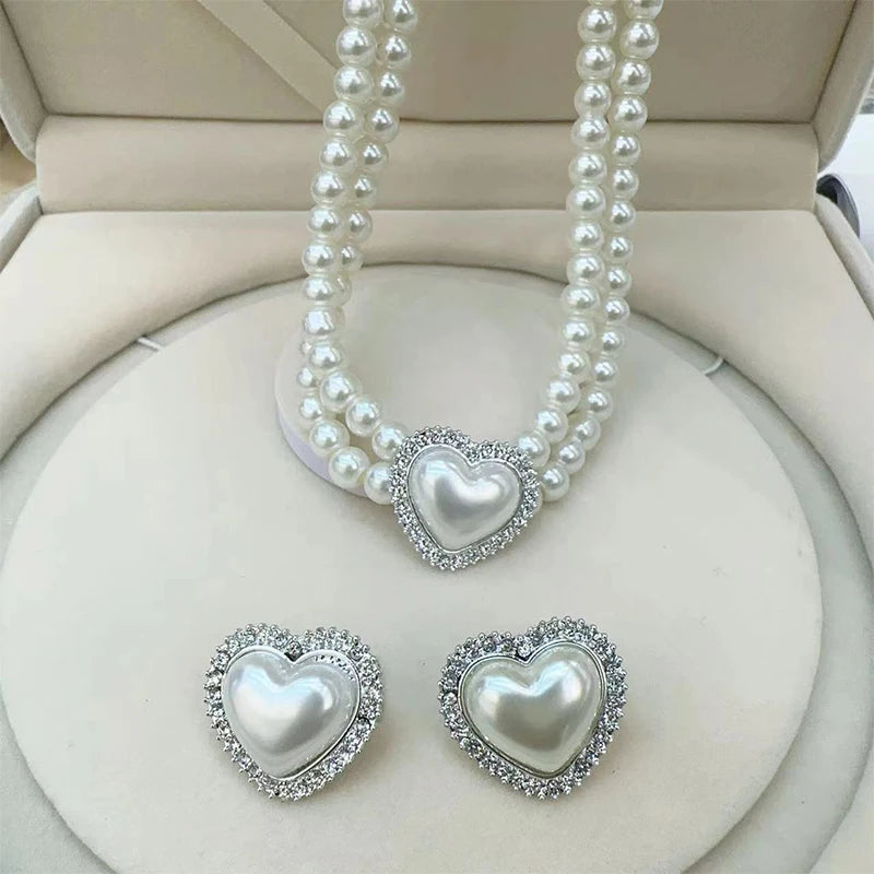 White Pearl Jewelry Sets Bazaare Mart White Pearl Jewelry Sets