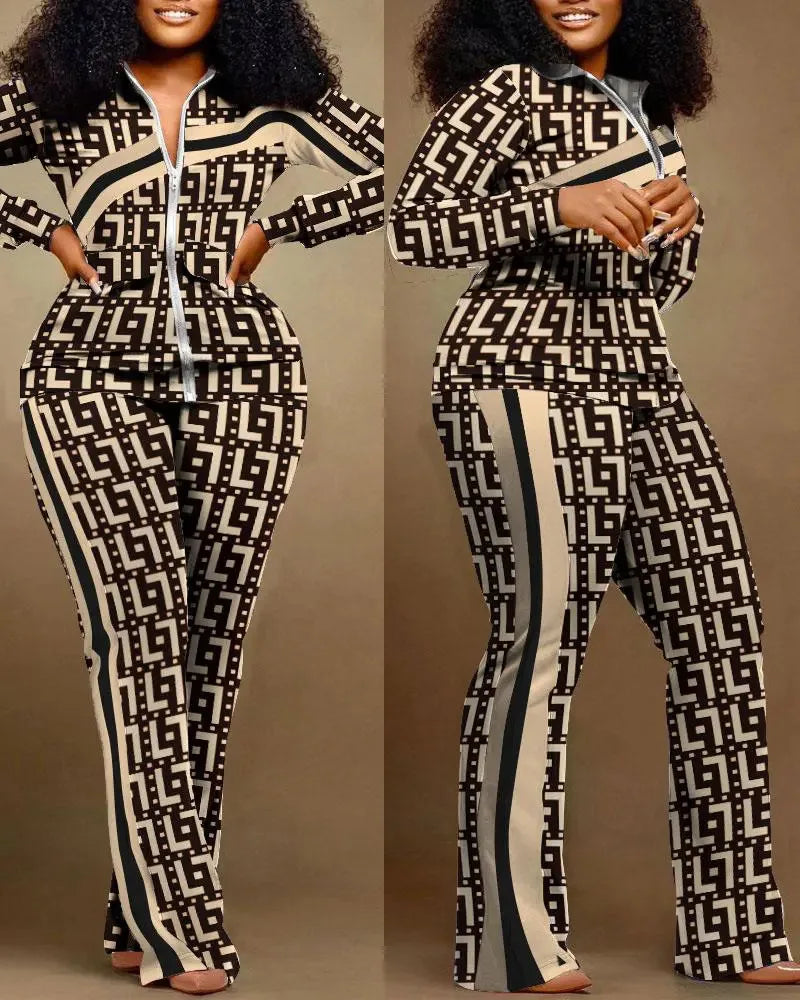 Light Weight Casual Printed Tracksuits