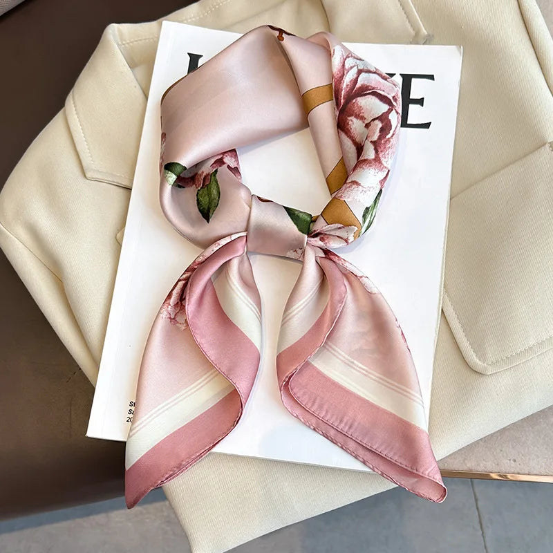 Pashmina Silk Scarf JNC292-01 70X70cm Bazaare Mart Silk Scarf