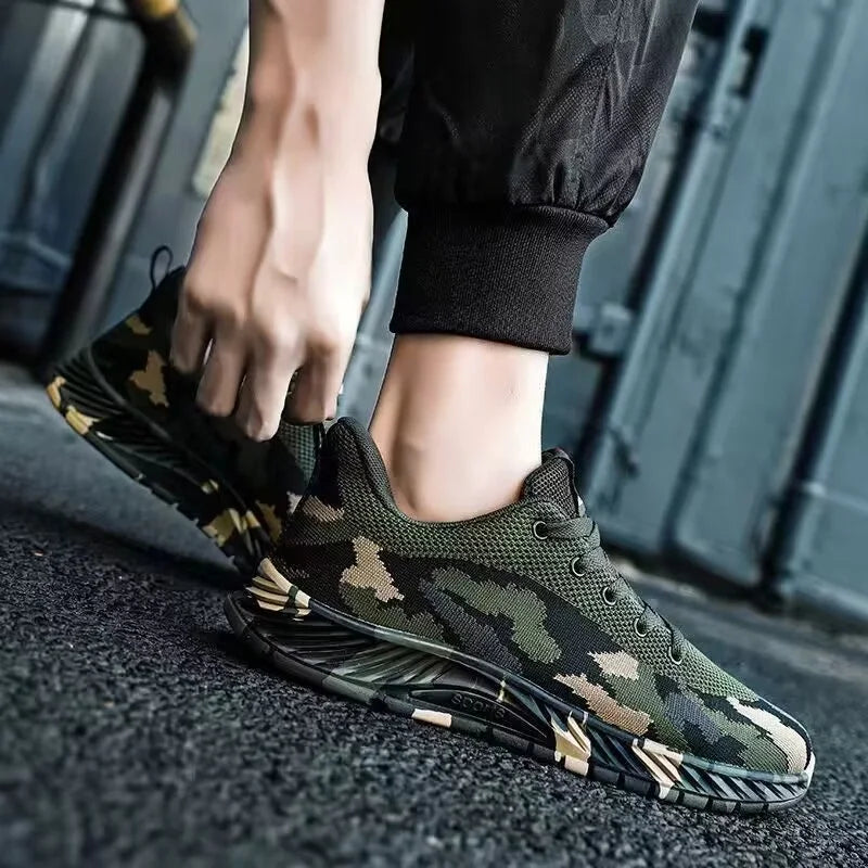 Men's Breathable Mesh Camouflage Sneakers