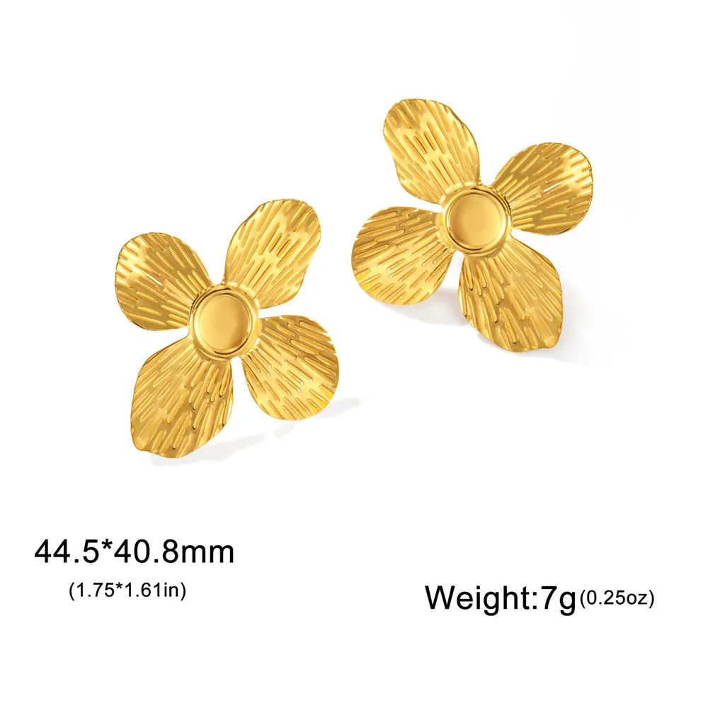 Big Flower Earrings