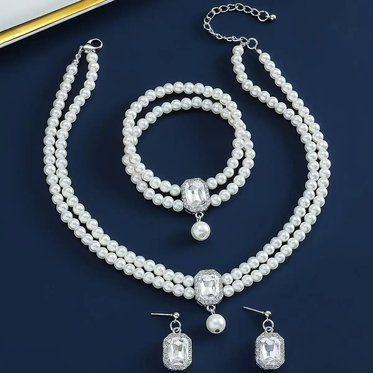 White Pearl Jewelry Sets Bazaare Mart White Pearl Jewelry Sets